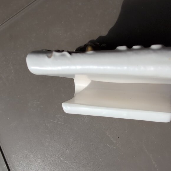 Vintage Porcelain Ceramic God Bless Our Home Napkin Holder Praying Hands - Picture 4 of 5